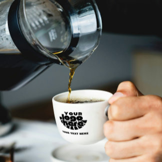 Your Logo Here Company Branded Business Coperate Espresso Cup