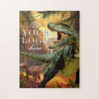 Your Logo Here | Custom Dinosaur Jigsaw Puzzle