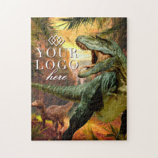 Your Logo Here | Custom Dinosaur Jigsaw Puzzle