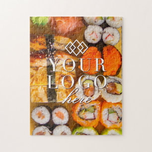 Your Logo Here   Custom Sushi Jigsaw Puzzle
