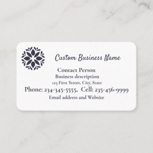 Your Logo Here Customise or Medallion Business Card