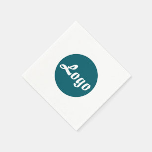 YOUR LOGO HERE CUSTOMIZED NAME AND TEXT NAPKIN