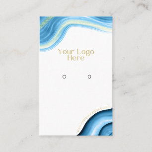 Your Logo Here Earring Display Cards