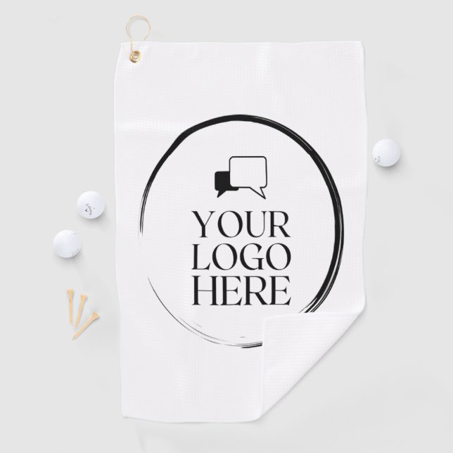 Your Logo Here Golf Towel (InSitu)