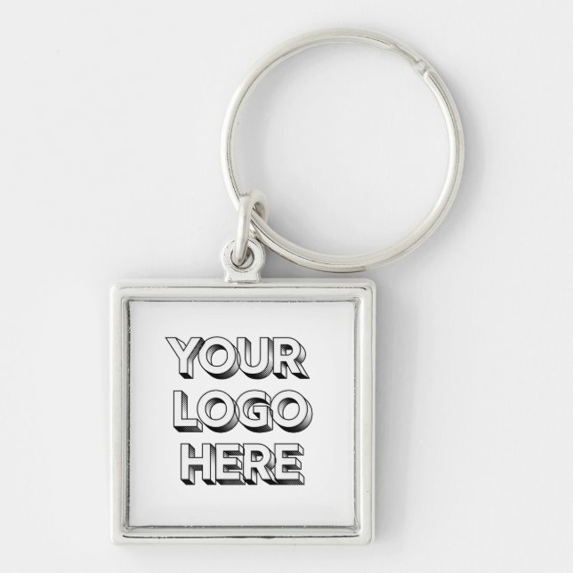 Your Logo Here Key Ring (Front)