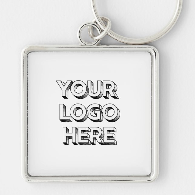 Your Logo Here Key Ring (Front)