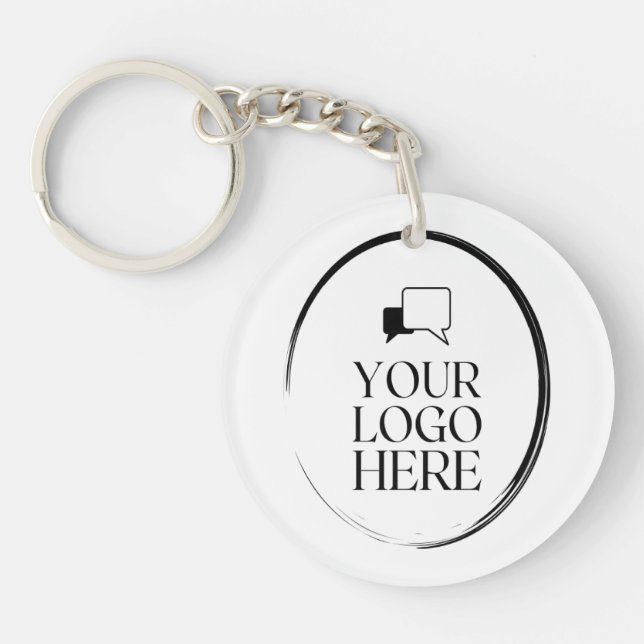 Your Logo Here Key Ring (Front)