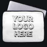 Your Logo Here Laptop Sleeve<br><div class="desc">Your Logo Here laptop sleeve</div>