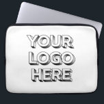 Your Logo Here Laptop Sleeve<br><div class="desc">Your Logo Here laptop sleeve</div>