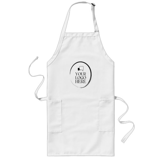Your Logo Here Long Apron (Front)