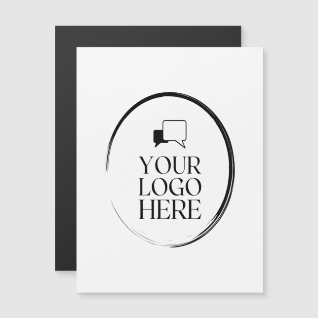 Your Logo Here Magnetic Invitation (Front/Back)