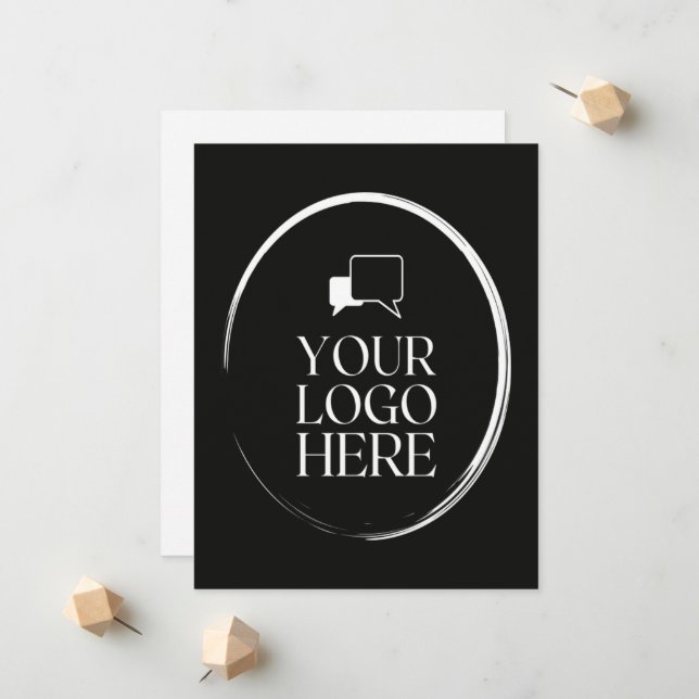 Your Logo Here Modern Announcement (Front/Back In Situ)