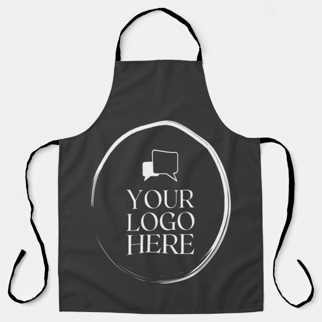 Your Logo Here Modern Apron (Front)