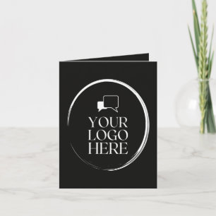Your Logo Here Modern  Holiday Card