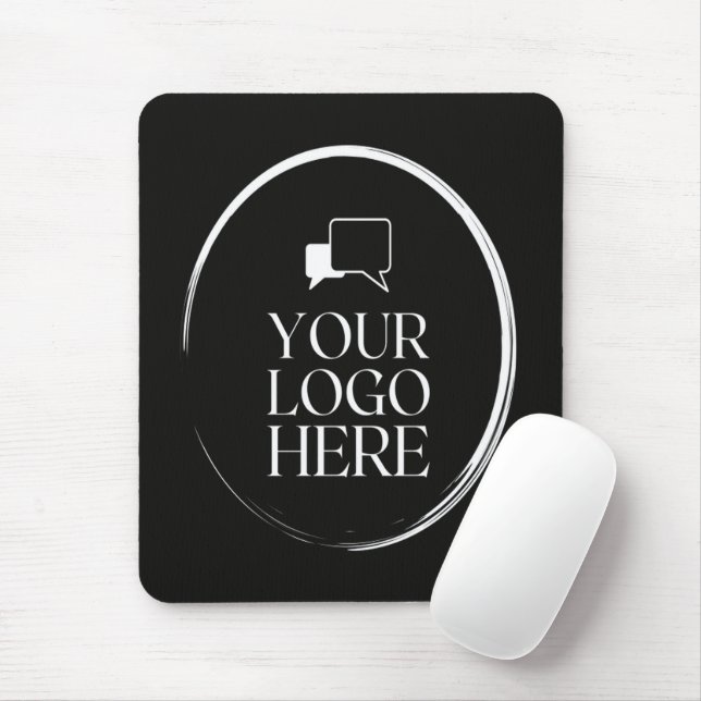 Your Logo Here Modern Mouse Pad (With Mouse)