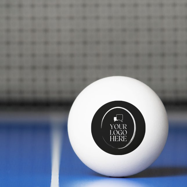 Your Logo Here Modern Ping Pong Ball (Net)