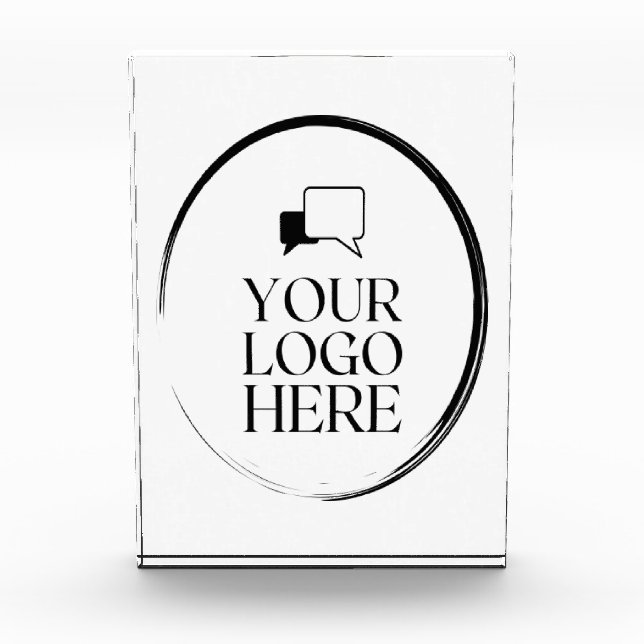 Your Logo Here Photo Block (Front)