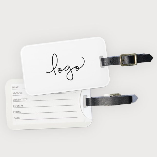 Your Logo Here Promotional Swag Branding  Luggage Tag (Creator Uploaded)