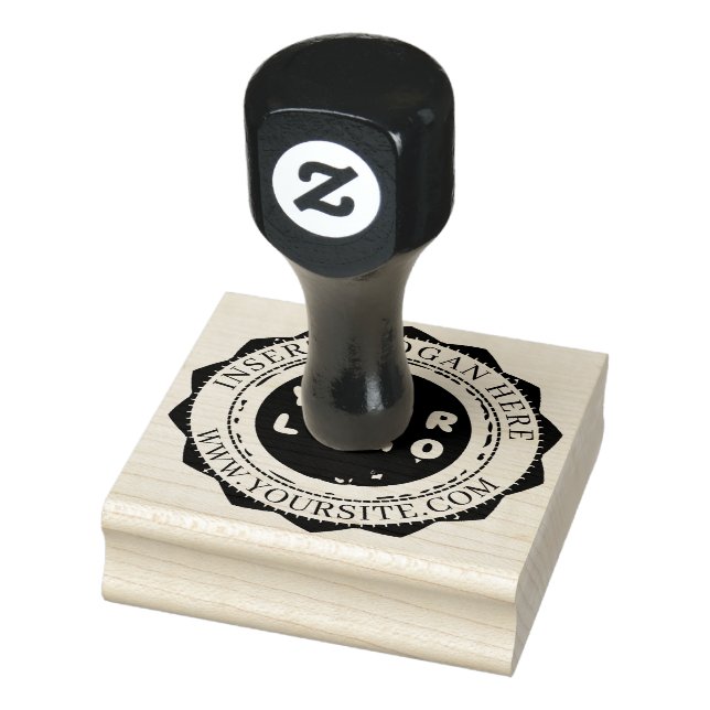 Your Logo Here Rubber Stamp (Stamp)