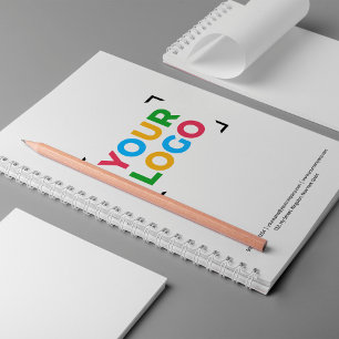 Your Logo Here Simple Business Promotional Notebook