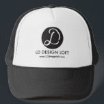 Your Logo Here, Simple, Customisable Trucker Hat<br><div class="desc">Boost your brand's visibility in a stylish and practical way with our 'Your Logo Here' Simple Customisable Trucker Hat. This hat is not just a fashion accessory; it's a dynamic tool for showcasing your brand. Designed with simplicity in mind, it offers an effective platform for your logo and business details,...</div>