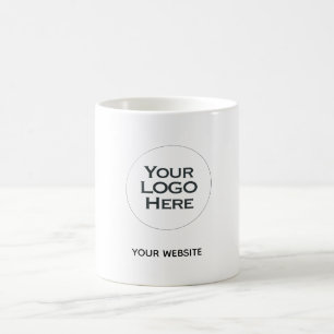 Your Logo Here - Standard White Ceramic Coffee Magic Mug