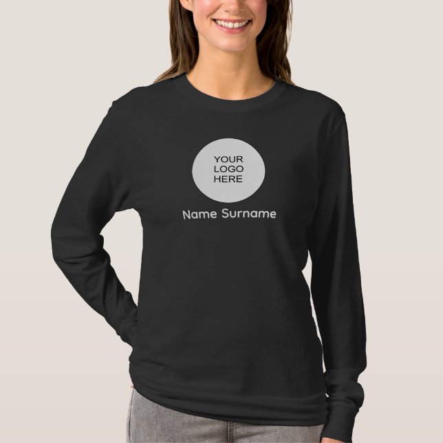 Your Logo Here Womens Double Sided Long Sleeve T-Shirt (Front)