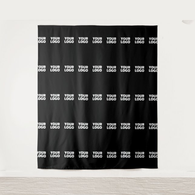 Your Logo | Horizontally Tiled Stripe Pattern  Tapestry (Front)