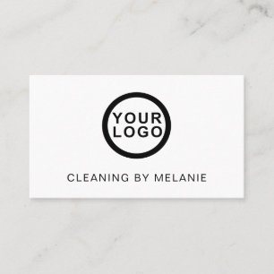 Your Logo House Cleaning Service Business Card