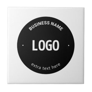 Your Logo, Image or Design & Editable Text Ceramic Tile