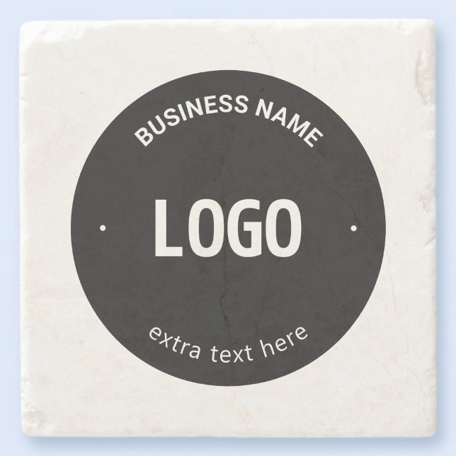 Your Logo, Image or Design & Editable Text Stone Coaster (Creator Uploaded)