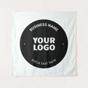Your Logo, Image or Design & Editable Text Tapestry