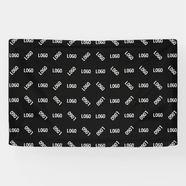 Your Logo/Image | Unique Modern Geometric Patten Banner (Horizontal)