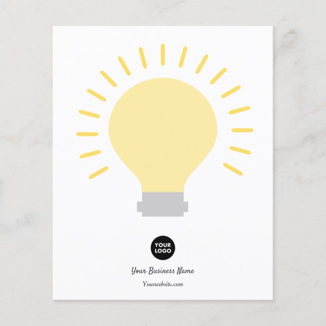 Your Logo Light Bulb (Front)