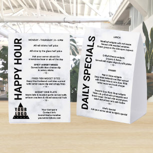 Your Logo Marble 4x6 Promotion Single Column List