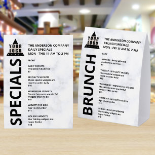Your Logo Marble 5x7 Promotion Single Column List