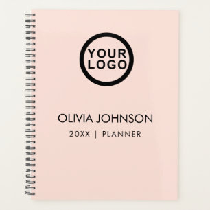 Your Logo Minimalist Blush Pink 2023 Planner
