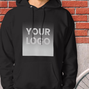 Your Logo & Modern Editable Colour Gradient Hoodie