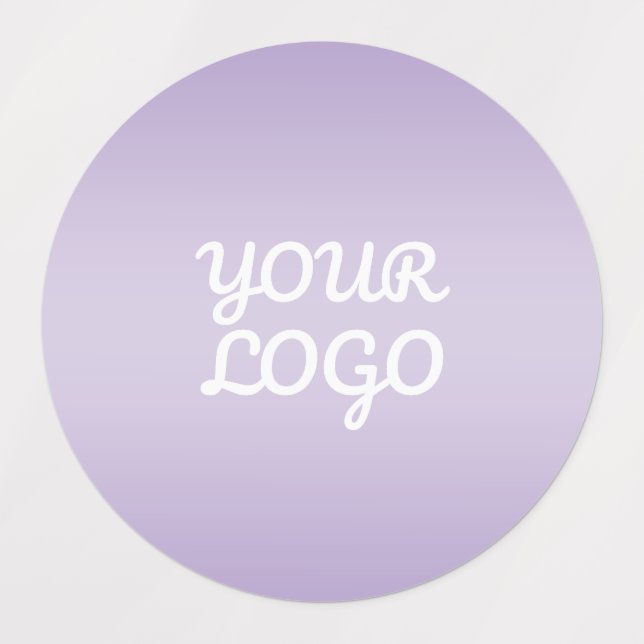Your Logo & Modern Simple Ombre | Waterproof (Design 1)