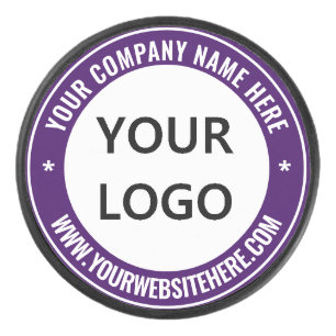 Your Logo Name Website Colors Hockey Puck Gift
