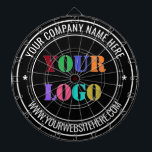 Your Logo Name Website Colours Promotion Dart Boar Dartboard<br><div class="desc">Your Colours and font - Simple Personalised Custom Logo Business Name Text Company Promotional Professional Customisable Stamp Gift - Add Your Logo - Image / Name - Company / Website or Phone or Email / more - Resize and move or remove and add elements / text with customisation tool. Choose...</div>