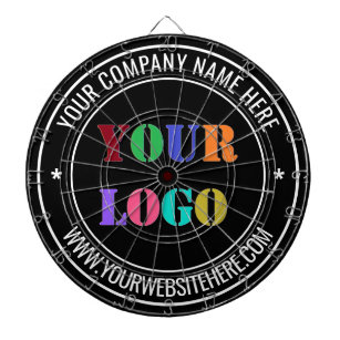 Your Logo Name Website Colours Promotion Dart Boar Dartboard