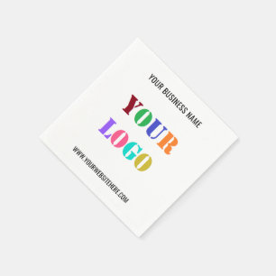 Your Logo Name Website Napkins Promotional Company