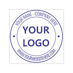 Your Logo Name Website Personalised Professional Self-inking Stamp