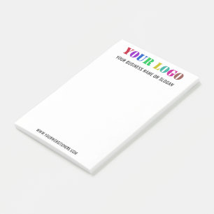 Your Logo Name Website Promotional Business Post-it Notes