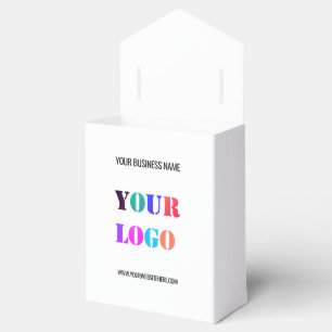 Your Logo Name Website Promotional Personalised Favour Box