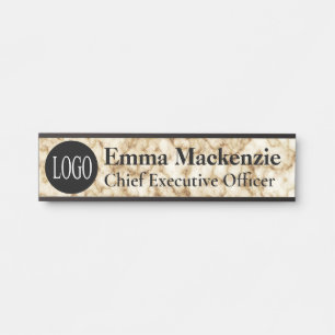 Your Logo Nameplate Marble Door Signs Office Sign