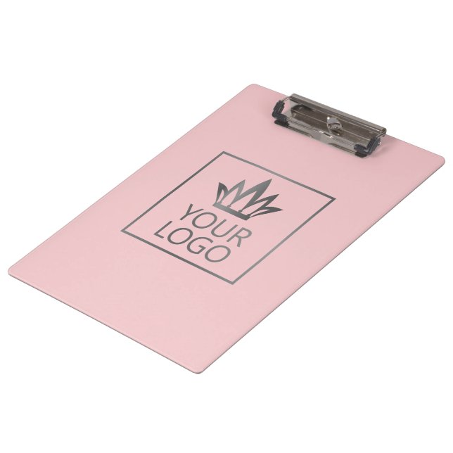 Your Logo on Any Colour Background Clipboard (Angled)