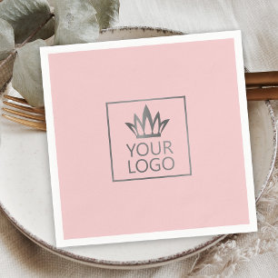 Your Logo on Any Colour Background Napkin