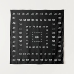 Your Logo or Any Design/Image   Square Pattern  Tapestry